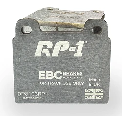 DP8103RP1 Sportowe klocki hamulcowe RP-1 Racing EBC Brakes Alfa Romeo 1750 GTV 2000 GTV Berlina 1750 Berlina 2000 Montreal Spider BITTER CD BMW 1800 2000C 2000CS DINO 246 308 Ferrari 208 246