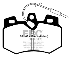 DP575 Klocki hamulcowe ULTIMAX2 EBC Brakes Citroen Visa AX Citroen COMMERCIAL C15 Visa GT Visa GTi AX GTi