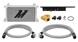 Zestaw chłodnica oleju z termostatem Mishimoto Nissan 350Z 2003-2009 Srebrna