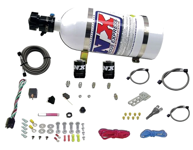 EFI Single Nozzle System with 10Lb Bottle for Ford (35-50-75-100-150 Hp) Nitrous Express NX 20922-10