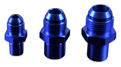AN8 M10x1.5 Nypel adapter męsko męski Niebieski