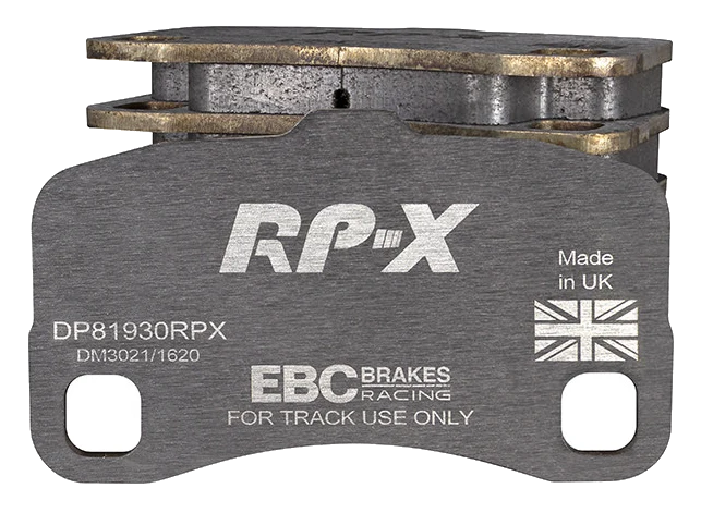DP81930RPX Sportowe klocki hamulcowe RP-X Racing EBC Brakes Porsche Porsche 911 997 911 997 Carrera 4 911 997 Carrera 4 Targa 911 997 GT3 911 997 GT3 RS 911 997 Turbo 911 997 Turbo S 911 997