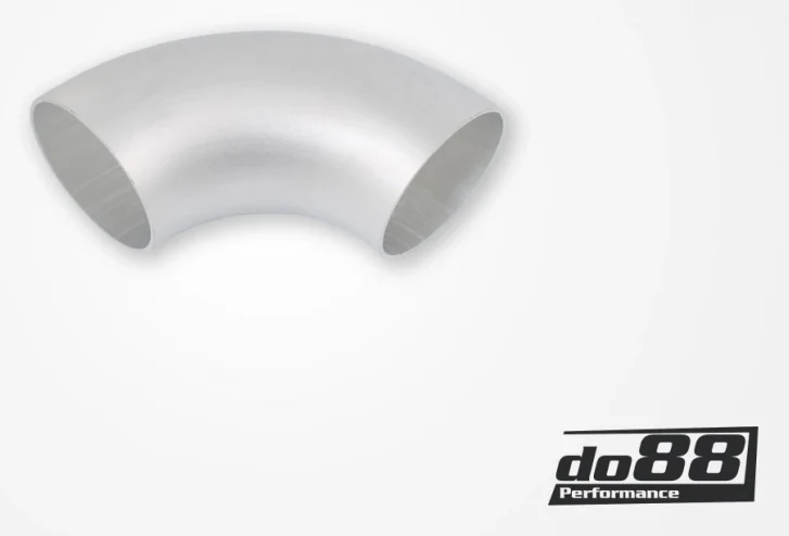 Rura aluminiowa 90° 76x3 mm, długi promień