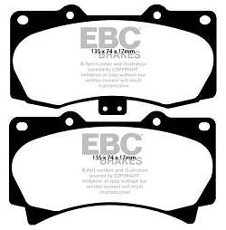 DP1759 Klocki hamulcowe ULTIMAX2 EBC Brakes Hummer H3 H3T