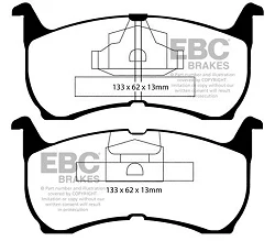 DP1503 Klocki hamulcowe ULTIMAX2 EBC Brakes Ford Australia and New Zealand Fairlane NA NC Fairlane NF Fairlane NL Falcon EA ED Falcon EF AUI Telstar AR AS GL TX5 Ford South Africa Falcon EF