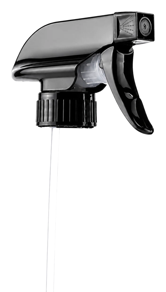 Leather Expert spryskiwacz atomizer trigger do butelek PET i HDPE gwint 28/410 rurka 285mm czarny