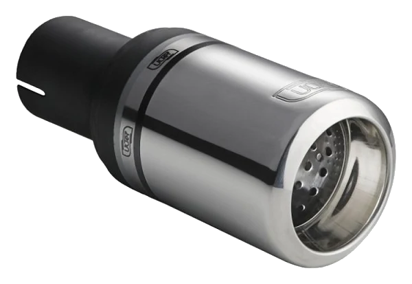 Uniwersalna końcówka tłumika okrągła 80mm długość 120mm średnica montażowa 45mm - N1-07-1/45