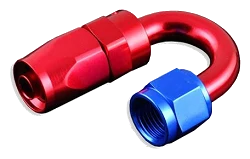 Końcówka Swivel FMIC.EU AN6 180' Viton czerwona