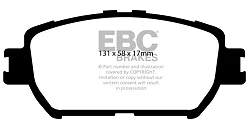 DP1642 Klocki hamulcowe ULTIMAX2 EBC Brakes Toyota Camry ACV30 Camry MCV30
