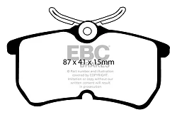 DP51218NDX Klocki hamulcowe BLUESTUFF NDX EBC Brakes Ford Fiesta Mk7 Ford Fiesta Fiesta Mk6 ST150 Fiesta Mk7 ST Focus Mk1 RS Focus Mk1 ST170