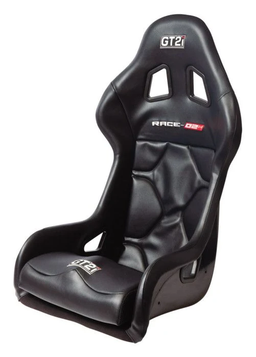 Fotel sportowy GT2I Fiber Race-02M Skóra ekologiczna FIA 8855-1999