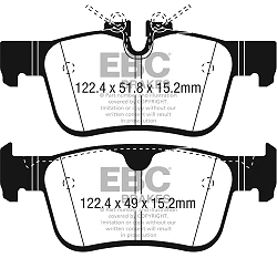 DPX2306 Klocki hamulcowe ULTIMAX2 EBC Brakes Volvo S90 D3 S90 D4 V90 D3 V90 D4 XC60 2nd Gen T4 XC60 2nd Gen T5 XC60 2nd Gen B4 XC60 2nd Gen D4 V90 B4 V90 B5 V90 B6 S60 Mk3 B4 S60 Mk3 B5 S60