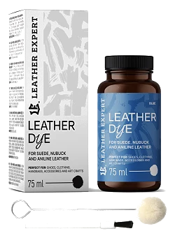 Leather Expert Leather Dye farba do zamszu nubuku aniliny - Blue niebieski 75ml