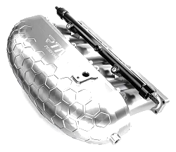 RTMG Performance Aluminiowy Kolektor Dolotowy Billet V2 Delete Kit 2.0 TSI TFSI EA888 Gen 4 Srebrny
