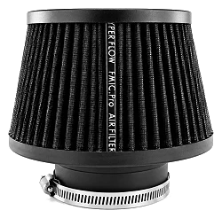 Stożkowy filtr powietrza FMIC.Pro dł. 100mm średnica montażowa 76mm czarny