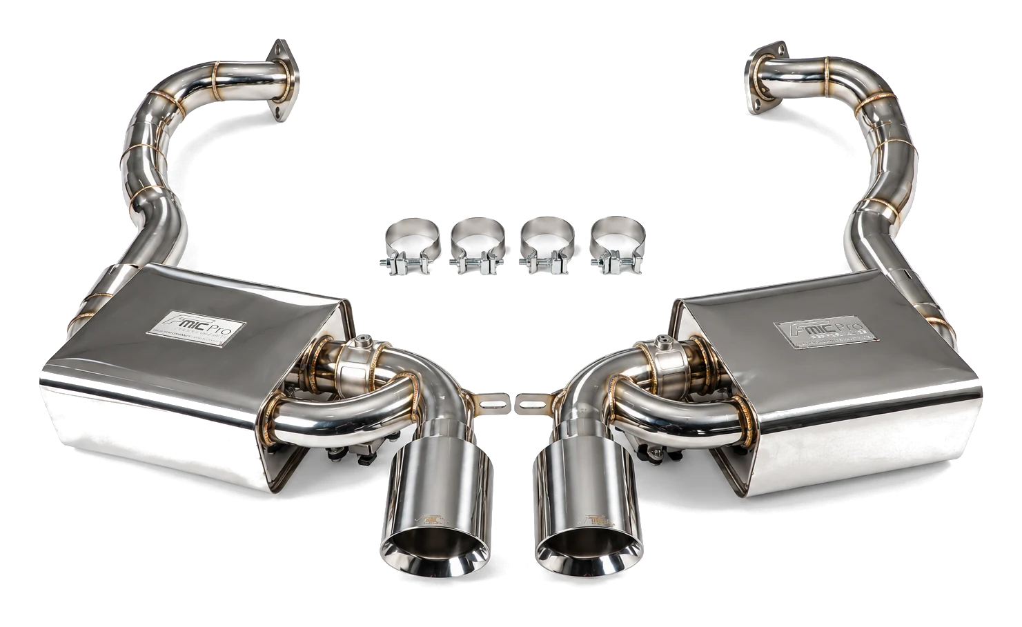 Aktywny układ wydechowy z klapami Cat-Back FMIC.Pro Porsche Cayman Boxster 981 2.7L 3.4L 2012-2016