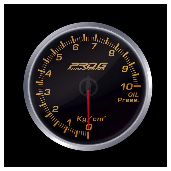 Wskaźnik Pro G Race Series 2 RS, ciśnienia oleju Kg/cm2 RED 52mm
