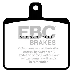 DP136 Klocki hamulcowe ULTIMAX2 EBC Brakes Daihatsu Compagno Honda S800 Mazda 1000 Cosmo 110S