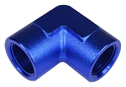 1/2 NPT 90' Nypel adapter żeńsko-żeński Niebieski