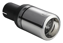 Uniwersalna końcówka tłumika okrągła 80mm długość 120mm średnica montażowa 50mm - N1-07-1/50