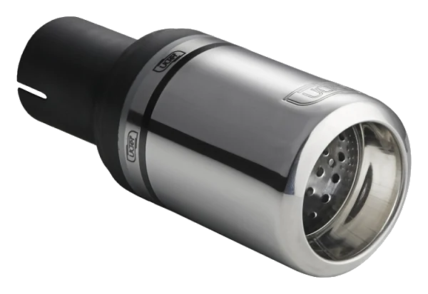Uniwersalna końcówka tłumika okrągła 80mm długość 200mm średnica montażowa 50mm - N1-07-1D/50