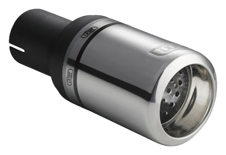 Uniwersalna końcówka tłumika okrągła 80mm długość 120mm średnica montażowa 50mm - N1-07-1/50
