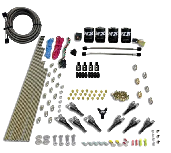 8-Cyl Shark Direct Port 4 Solenoids (200-500Hp) without Bottle Nitrous Express NX 90006-00