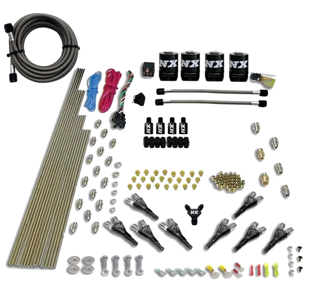 8-Cyl Shark Direct Port 4 Solenoids (200-500Hp) without Bottle Nitrous Express NX 90006-00