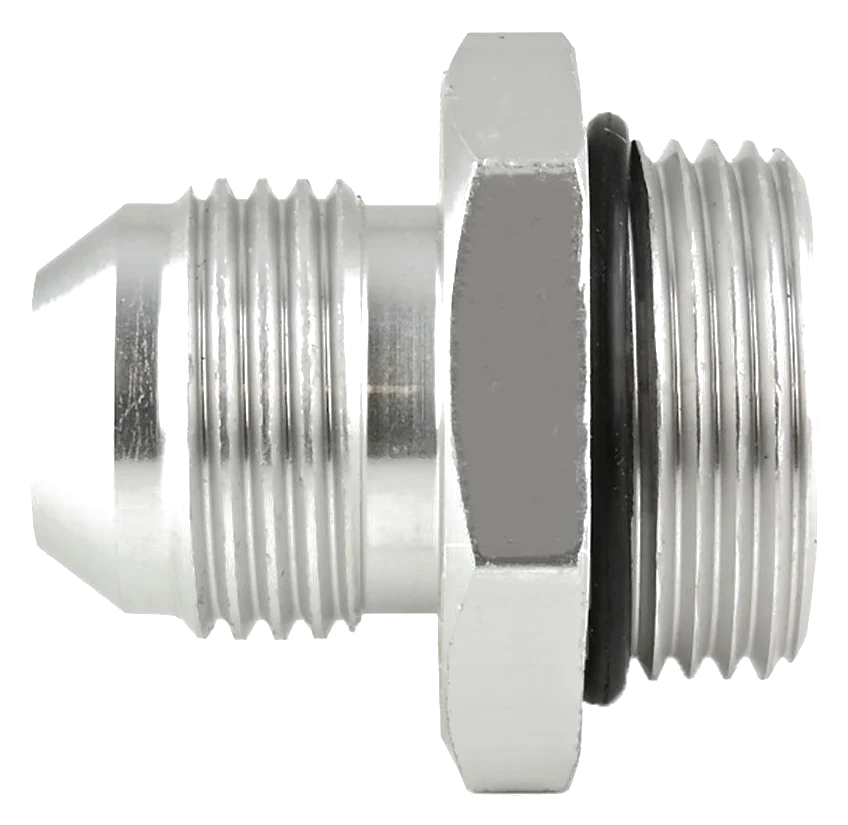 Nypel aluminiowy do chłodnicy Setrab z o-ringiem M22 x -8JIC (-8AN)