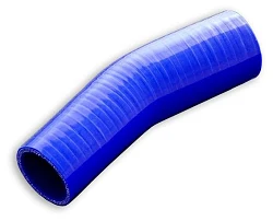 Silikonowe kolanko redukcyjne 23' 80/89mm Niebieski - 002380/89-N