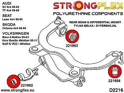 221864A: Tuleja belki tylnej SPORT Audi A3