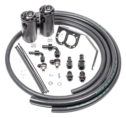 Dual Catch Can Kit PCV for Subaru WRX 15-21 Fluid Lock Radium Engineering