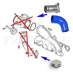 Zamiennik zaworu EGR VW Audi Seat Skoda z silnikami 1.9 TDI AJM ASV AVB AFN ALH + kolanko 90' 51 N - EGR_02/ZUK