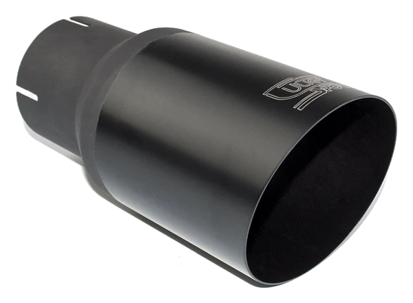 Uniwersalna końcówka tłumika okrągła 90mm długość 120mm średnica montażowa 65mm - NBL1-90-1*/65