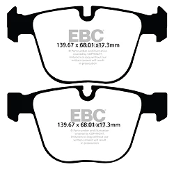 DPX2020 Klocki hamulcowe ULTIMAX2 EBC Brakes BMW 5 Series GT F07 520 5 Series GT F07 530 5 Series GT F07 535 5 Series GT F07 550 5 Series xDrive GT F07 530 5 Series xDrive GT F07 535 5 Serie