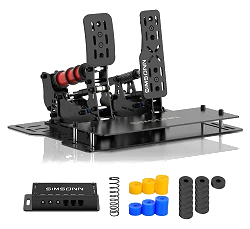Pedalbox Pedały SIMSONN Plus X Racing Simracing Symulator - Czarny - PLUS X