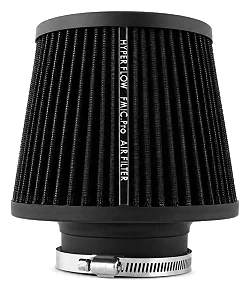 Stożkowy filtr powietrza FMIC.Pro dł. 125mm średnica montażowa 76mm czarny