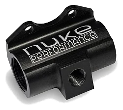 Nuke Performance Fuel Line Gauge Adaptor AN-8 to 1/8 NPT