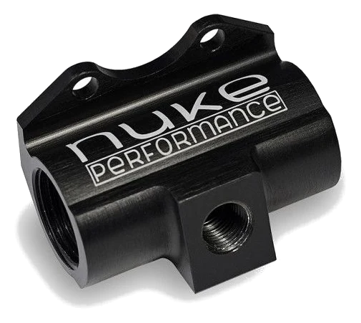 Nuke Performance Fuel Line Gauge Adaptor AN-8 to 1/8 NPT