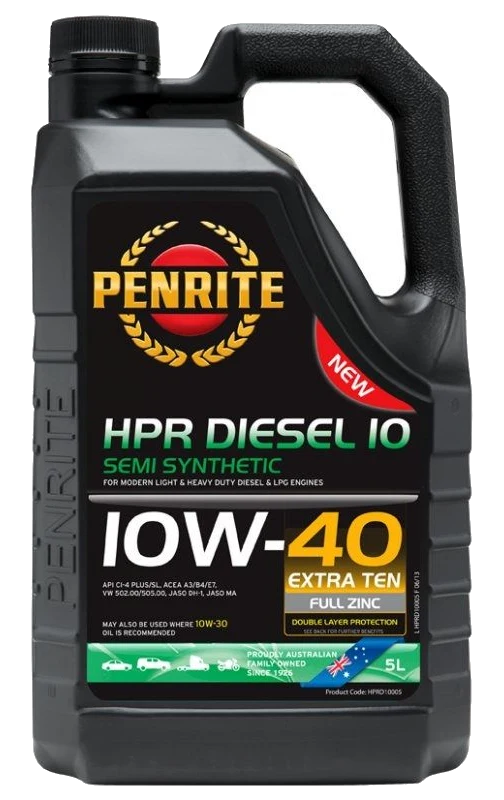 Olej silnikowy Penrite HPR Diesel 10 10W40 Semi Synthetic 5L