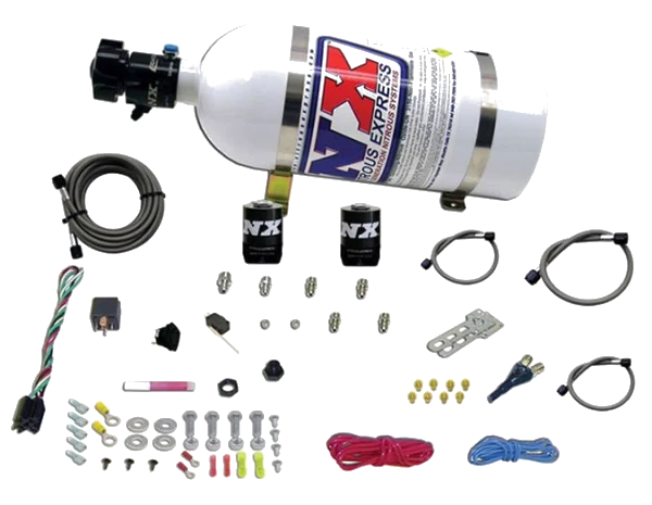 Single Nozzle System with 10Lb Bottle for All GM EFI (35-50-75-100-150 Hp) Nitrous Express NX 20920-10
