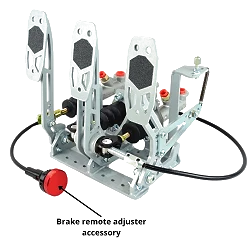 Pedalbox Eco Class Mocowany do Podłogi Kompaktowy RacingPedalBoxes - Szary