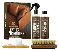 Leather Expert Furniture Kit zestaw do czyszczenia i pielęgnacji mebli skórzanych 2x250ml 500ml 0,5l