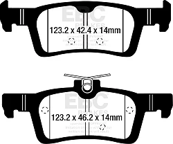 DPX2319 Klocki hamulcowe ULTIMAX2 EBC Brakes Ford Fiesta Mk8 Fiesta Active Ford COMMERCIAL Fiesta Sport Van Fiesta Mk8 ST