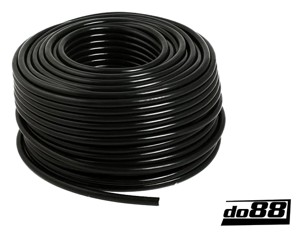 Wąż silikonowy wzmocniony czarny 0,375" (9,5mm)