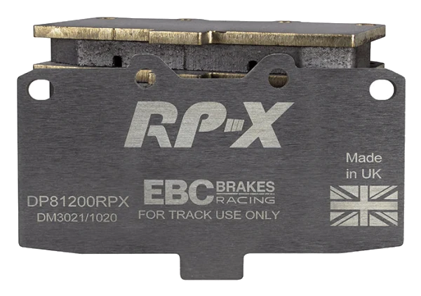 DP81200RPX Sportowe klocki hamulcowe RP-X Racing EBC Brakes Mitsubishi 3000 GTO Nissan Silvia S14 Silvia S15 Skyline R32 Skyline R33 180SX 200SX S14 300ZX GZ32 300ZX Z32 Subaru Impreza Impre