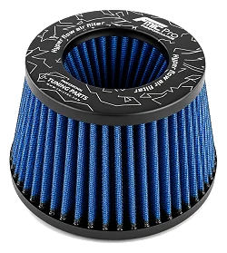 Stożkowy filtr powietrza FMIC.Pro dł. 100mm średnica montażowa 102mm niebieski