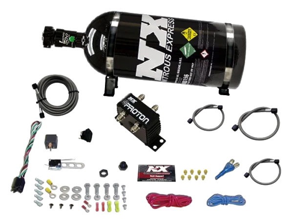Proton Plus zestaw nitro czarna butla 4.5kg 10lb Nitrous Express NX 20421-10B