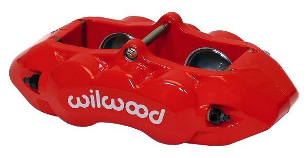 Uniwersalny zacisk hamulcowy przedni 4 tłoczkowy Wilwood 120-10525 D8-4 czerwony