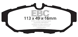 DP41870R Klocki hamulcowe YELLOWSTUFF EBC Brakes Ford Mustang 5th Gen
